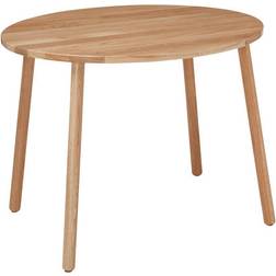 Nofred Mouse Table D'enfant Ovale 64 x 46 cm Noir