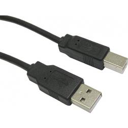 Cables Direct USB A-USB B 2.0 1.8m