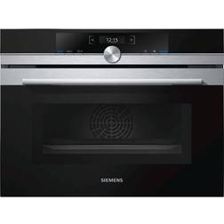 Siemens CM633GBS1 Rostfritt stål, Svart