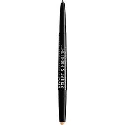 NYX Sculpt & Highlight Brow Contour Black/Golden Peach