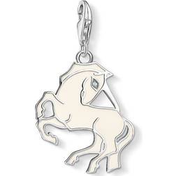 Thomas Sabo Unicorn Charm - Silver/White