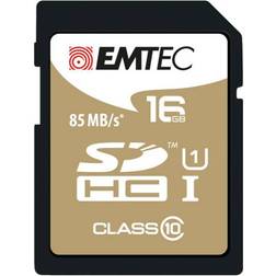 Emtec 16GB SDHC Classe10 Gold Plus 85Mb/24Mb U1