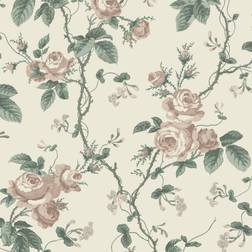 Boråstapeter Blumen Tapete French Roses von Boras 7211 beige