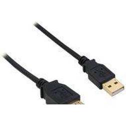 InLine Gold USB A-USB A M-F 2.0 1m