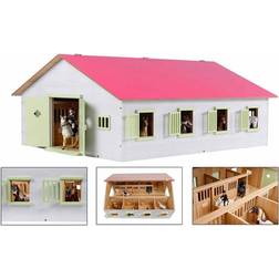 Kids Globe Horse stable with 7 boxes, 1:24