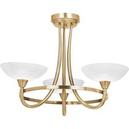 Endon Cagney 3Lt Ceiling Flush Light ∅ 55cm