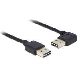 DeLock Easy USB A - USB A (1x angled) 2.0 3m