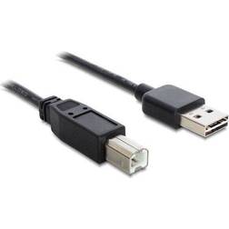 DeLock Easy-USB USB A - USB B 2.0 0.5m