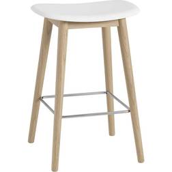 Muuto Fiber Wood Base Bar Stool 66cm