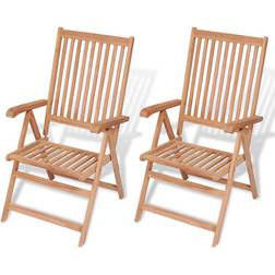 vidaXL 43029 2-pack Trädgårdsmatstol