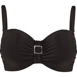 Panache Anya Bandeau Bikini Top - Black