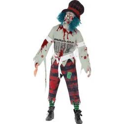 Smiffys Zombie Wonderland Mad Hatter Adult Costume