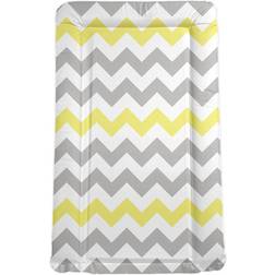 My Babiie Grey & Yellow Chevron Changing Mat