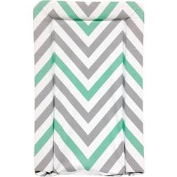 My Babiie Mint & Grey Chevron Changing Mat