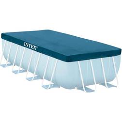 Intex Bâche hiver pour piscine tubulaire rectangulaire Bleu