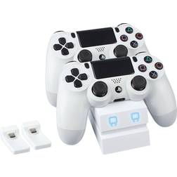 Venom Twin Docking Station for PlayStation 4 - White