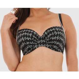 Curvy Kate Euphoria Padded Balcony Bikini Top - Monochrome