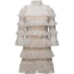 By Malina Carmine Mini Dress - Cloudy White