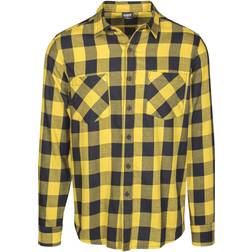 Urban Classics Checked Flanell Shirt - Black/Honey