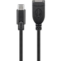 Goobay USB C - USB 2.0 A M-F 0.5m