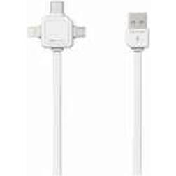 allocacoc USB A-Lightning/USB C/USB B Micro