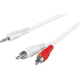 Wentronic 2RCA-3.5mm 1m