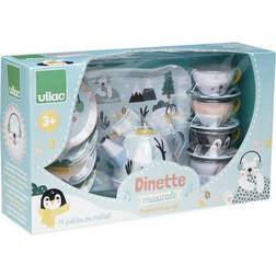 Vilac Dinette Musical Tin Tea Set