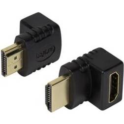 LogiLink AH0007 90° Angle HDMI - HDMI M-F Adapter