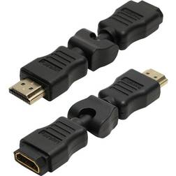 LogiLink 270° Slewable HDMI - HDMI M-F Adapter