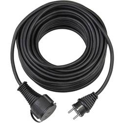 Brennenstuhl Brennerstuhl bremaxx Extension Cable (Rallonge de câble de 10 m en noir, pour une utilisation extérieure de courte durée IP44, utilisable jusqu'à