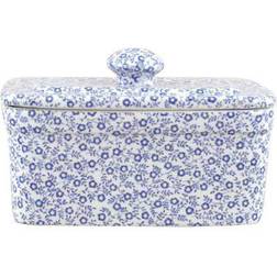 Burleigh Blue Felicity Butter Dish