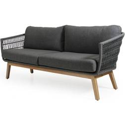 Brafab Kenton 3-Sitzer Sofa Grau Inkl. Kissen Sofá de Exterior