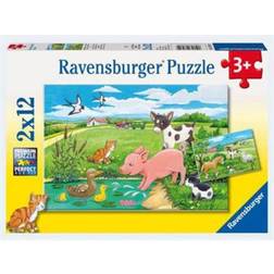 Ravensburger Young Animals in the Countryside 2x12 Bitar