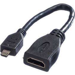 Value HDMI - Micro HDMI M-F 0.2m