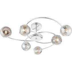 Endon Aerith 6Lt Semi Ceiling Flush Light ∅ 68cm