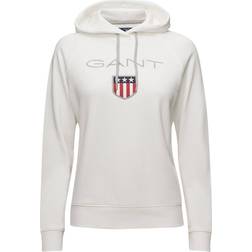 Gant Shield Sweat Hoodie - Eggshell