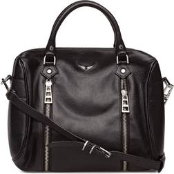 Zadig & Voltaire Sac bowling en cuir Taille Unique Noir