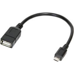 LogiLink OTG USB A-USB Micro-B M-F 2.0