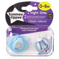 Tommee Tippee CTN Sugnapp Night Time 0-6 mån 2-pack