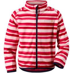 Didriksons Monte Printed Kid's Jacket - Stripes on Pink Pearl (574229-095)