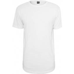 Urban Classics Camiseta Classic Largo Shaped Zip - Blanc