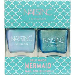 Nails Inc Self Made Mermaid Nail Polish Duo 2-pack