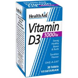 Health Aid Vitamin D3 1000iu 30 st