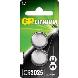 GP Batteries CR2025 Compatible 2-pack Silver