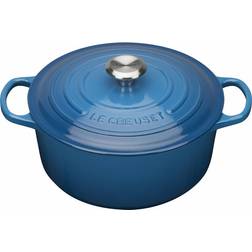 Le Creuset Marseille Blue Signature med lock 4.2 L 24 cm