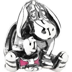 Pandora Disney Eeyore Charm - Silver/Pink