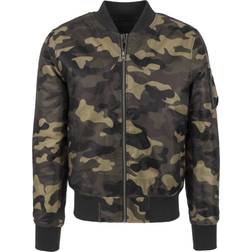 Urban Classics Basic Bomber Jacket - Wood Camo