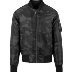 Urban Classics Camo Basic Bomber Jacket Dark Camo