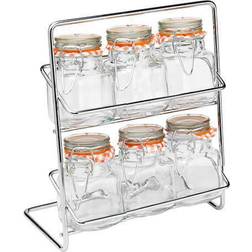 Hahn Pisa Kilner 6 Spice Jar Rack