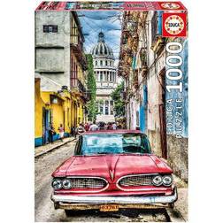 Educa Vintage Car in Old Havana 1000 Pieces